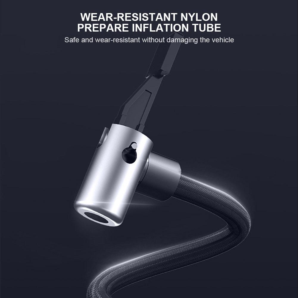 Rechargeable Automatic Air Pump Tire Inflator Portable Compressor Digital Cordless Car Tyre Inflator For Bicycle Balls Vehicle M