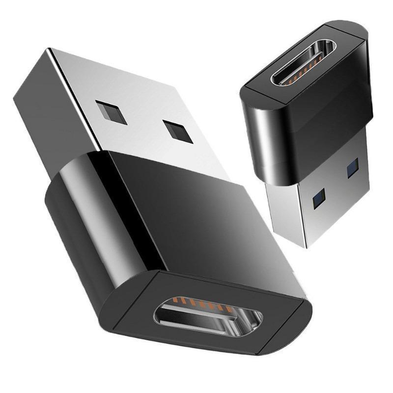 1 шт. Адаптер USB Type C USB Type A Папа к USB Type C Мама Конвертер USB C Зарядка Передача данных Адаптер LS
