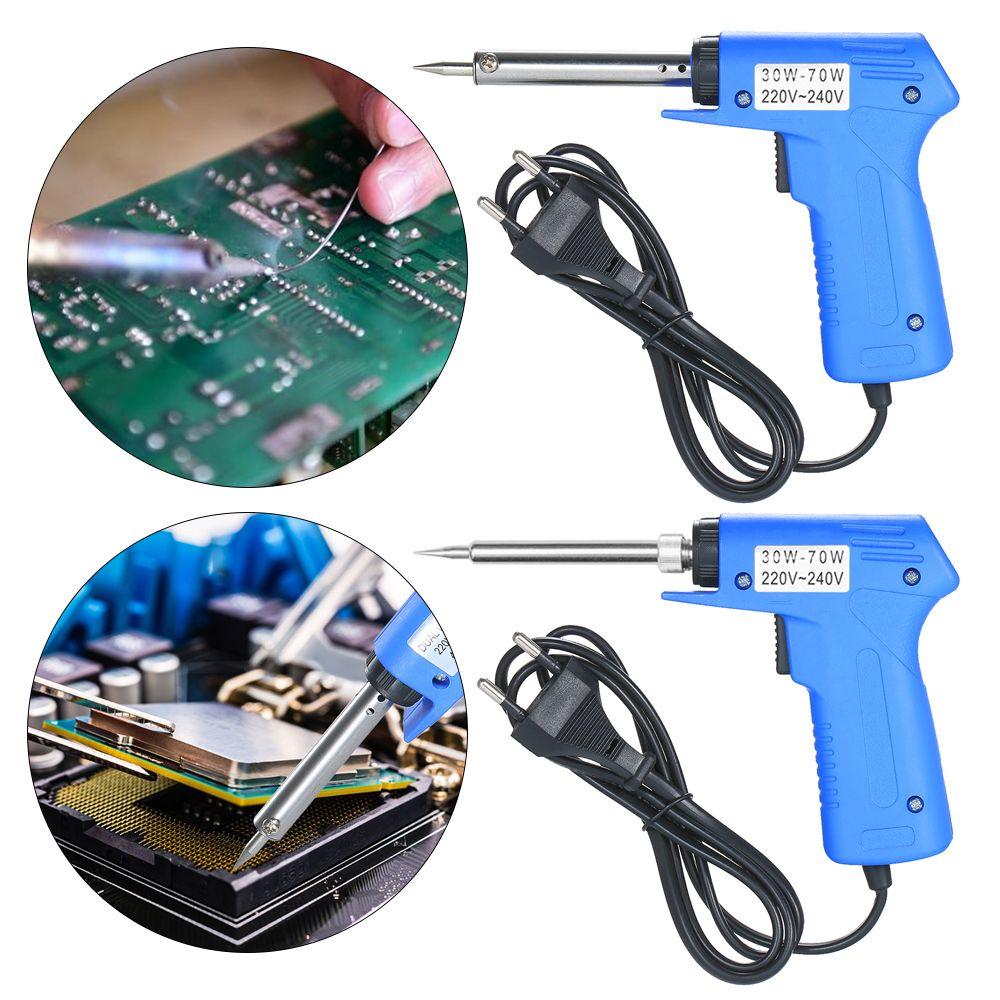 30W/70W EU Plug Internal/External Heat Welding Torch Double Power Soldering Iron Welding Tools