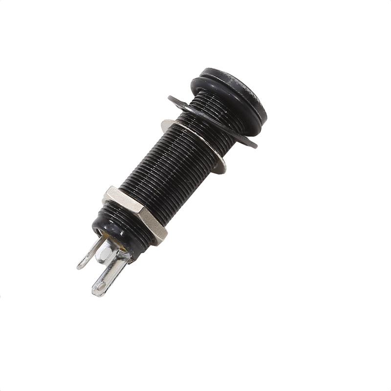 Electric Bass Guitar Straight Ribbed Tube Output Jacks Cylinder Input Kack Socket Guitar Parts