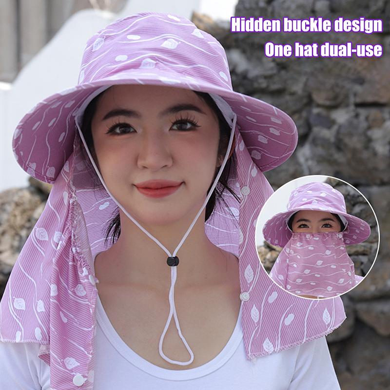 Женская шляпа от солнца, защита от ультрафиолета, шляпы для рыбалки, охоты, походов, широкополая панама, летняя маска, защитный чехол, кепки с козырьком для улицы