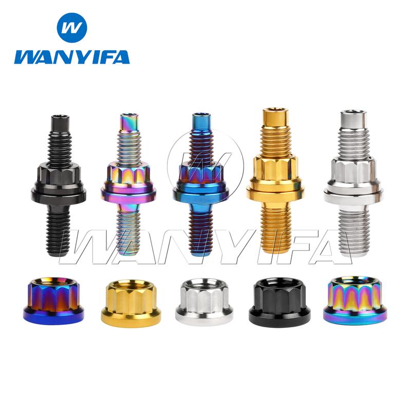 Wanyifa Titanium Bolt M8/M10x45 54 55 65mm Pitch 1.25mm Intake or Automotive Exhaust Manifold Stud Kit 10PCS/15PCS