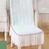Современные простые прямоугольные обеденные скатерти, чехол на стул, сплошной цвет, кружевная подушка для стула, домашний чехол на стул, подушка для сиденья, спинка