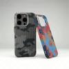 Камуфляжный Граффити Рельефный Чехол для Телефона MagSafe для iPhone 16 15 14 13 Pro Max Магнитная Зарядка Сплав Объектив Ударопрочный Жесткий Чехол