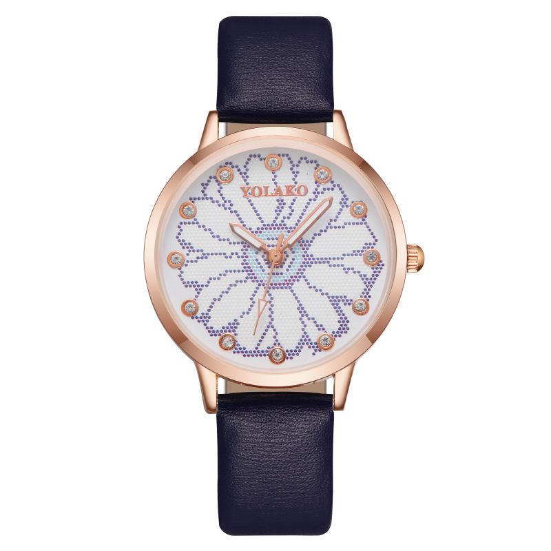 Горячая Распродажа Модные Маленькие Часы Маргаритки Женские Женские Цветочные Поясные Кварцевые Часы Обработка Индивидуализация