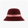 Шляпа Helen Kaminski Hat51416 Wb Emani Цвет Дикая Ежевика Буклированная Шерстяная Фетровая Шляпа-Клош Ведро