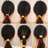 Geometric Metal Hair Tie, Alloy Elastic Ponytail Holder for Women, Minimalist Square Hair Ring for Daily Commuting Use