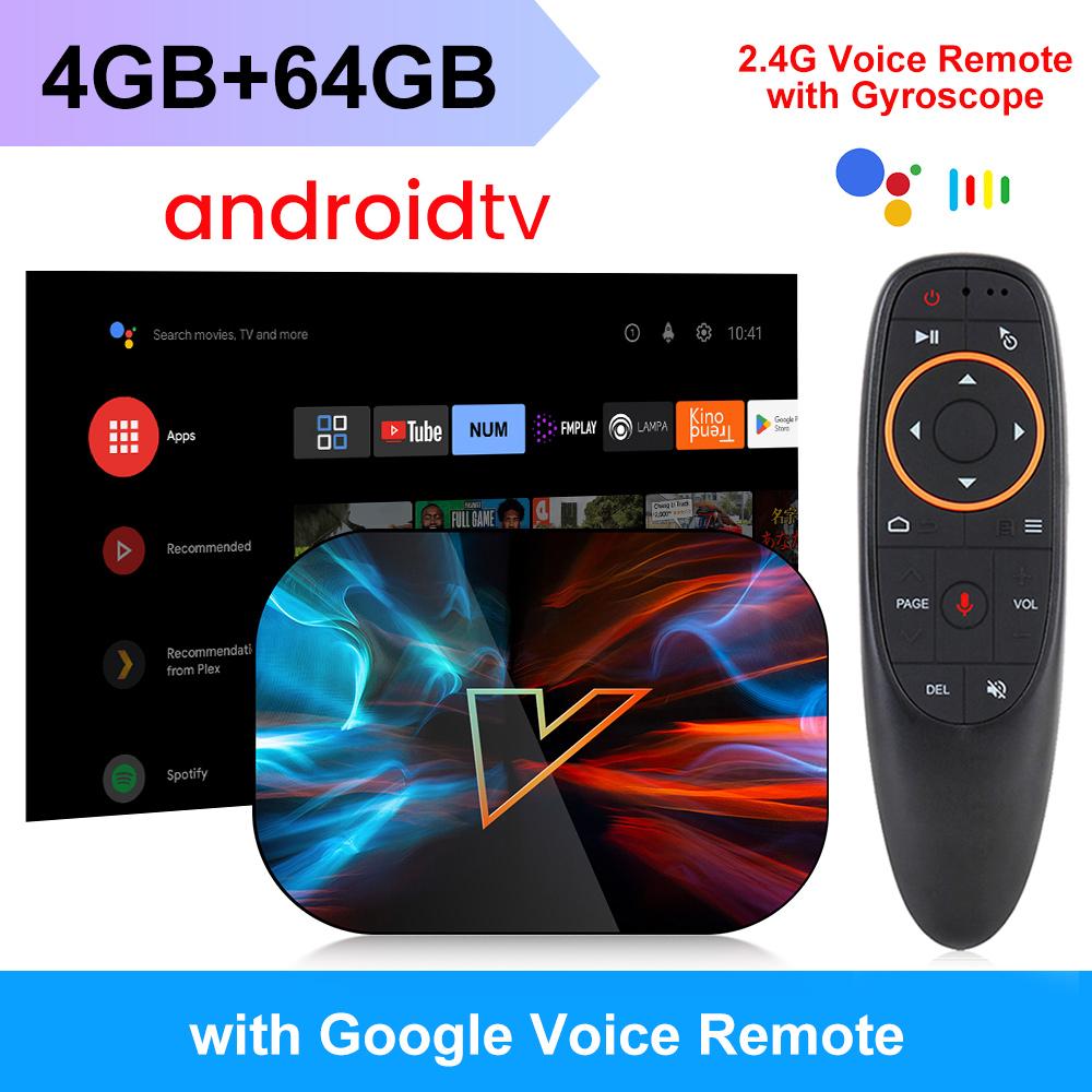 X4 ATV androidtv 11.0 Смарт ТВ-бокс Amlogic S905X4 Поддержка 4K 60fps AV1 Двухдиапазонный Wi-Fi ТВ-приставка