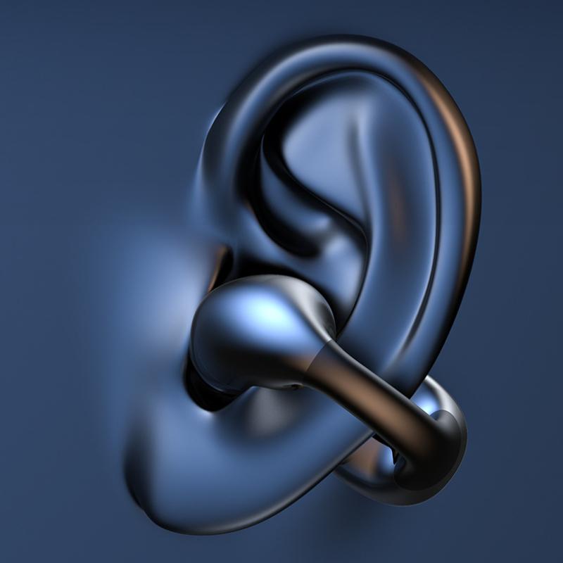 Двойные Bluetooth-наушники, полувставные наушники, безболезненное ношение, беспроводные спортивные Bluetooth-наушники с длительным сроком службы батареи