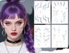 4 шт. K-Pop Охотники на демонов Руми Временные татуировки для женщин Реалистичные поддельные одноразовые наклейки Наклейки для боди-арта