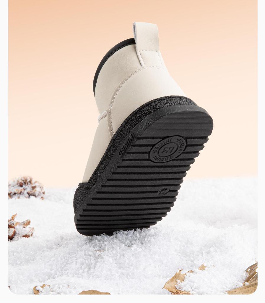 Зимние нескользящие хлопковые ботинки Yingbeimini для детей с бархатной подкладкой