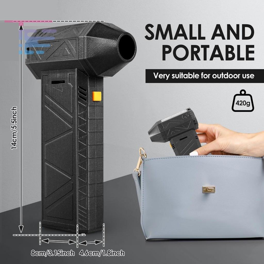 120 Вт Многофункциональный перезаряжаемый воздуходув 130000 об/мин Портативный беспроводной электрический пылесос Мощный мини турбореактивный вентилятор