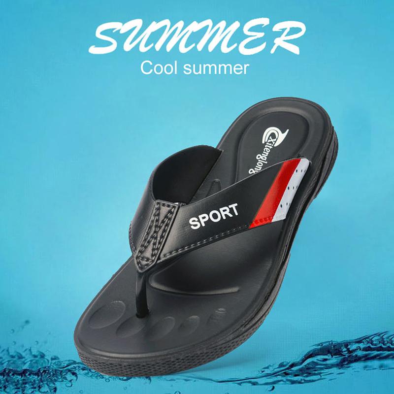 Мужские тапочки Летние шлепанцы для мужчин Пляжные тапочки Коричневые сандалии Удобная обувь Нескользящая обувь для ванной Мужские шлепанцы