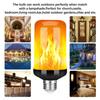 1Pc Led Flame Effect Fire Light Bulb E27 Simulated Nature Flicker Lamp Decor CDN