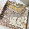 130 СМ Шарф из шелковой шерсти женский большой квадратный шарф шелковый шарф новый кашемировый универсальный платок тонкий