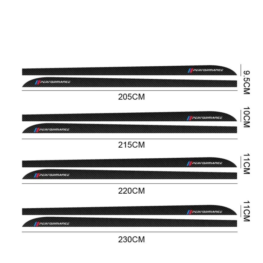 AJGX7 For BMW E90 E92 E93 F20 F21 F30 F31 F32 F33 F34 F15 F10 F01 F11 F02 G30 M Performance Side Skirt Sill Stripe Body Decals Sticker