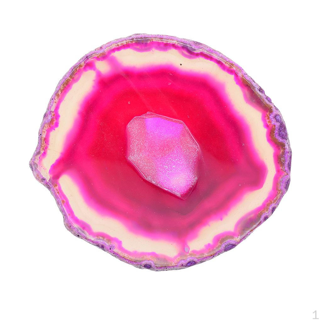 Slice Crystal Polished Coaster 80 - 100mm / 3 4 Inch