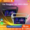 Android 14 Car Radio For Peugeot 301 Citroen Elysee 2013 2014 2015 2016 2017 2018 Multimedia Player Stereo Carplay 2din Audio BT