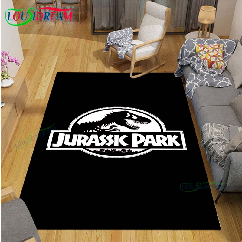 Ковер с динозаврами J-Jurassic Park Декор комнаты Напольные коврики Спальня Коврик для йоги Фотозона Ковер для гостиной Подарок на день рождения Наружный ковер
