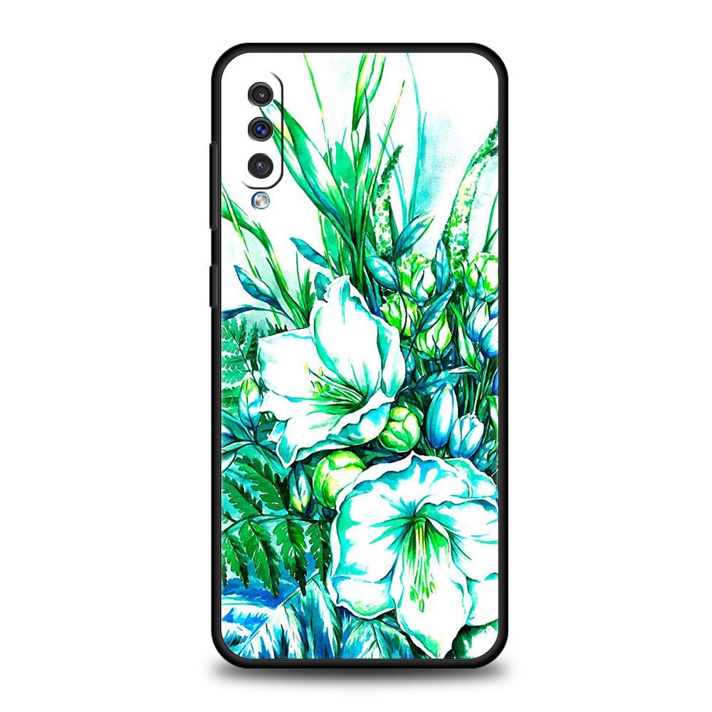 Красивый чехол для телефона с цветком розы для Samsung Galaxy A52 5G A12 A70 A50 A40 A20s A30 A10s A20e A10 A22 A72 A32 A02 A42 A04S