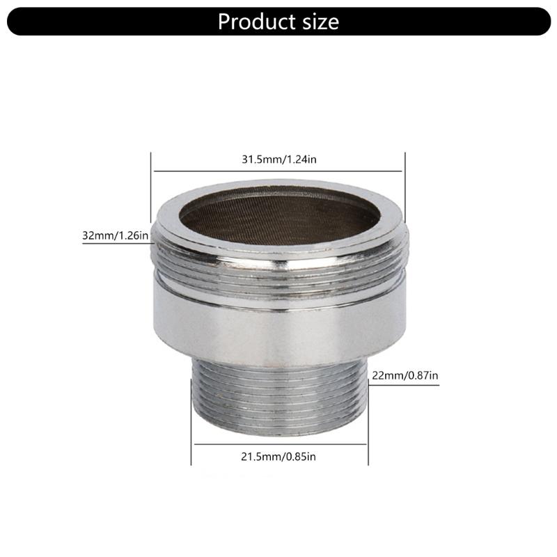 Pack of 20 Male Female Sink Water Tap Adapters Threaded Connectors for Kitchen Sink Aerators and Garden Hoses Connection