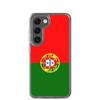 Coque Téléphone - Samsung - Galaxy S23 Ultra - Drapeau Portugal - Souple - Multicolore