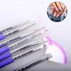 Advanced Purple Nail Painting Brush Fingertip Art Tool Brush Advanced NailsTools Accessories Women Sexy Fashionable Hand Product
