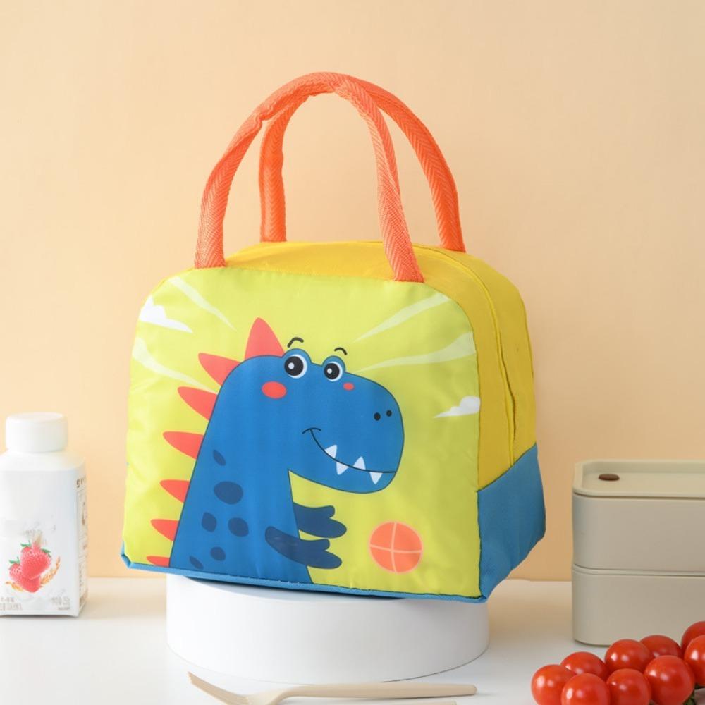 Cartoon Thermal Meal Tote Bag Thickened Portable Lunch Box Practical Food Storage Bag  School