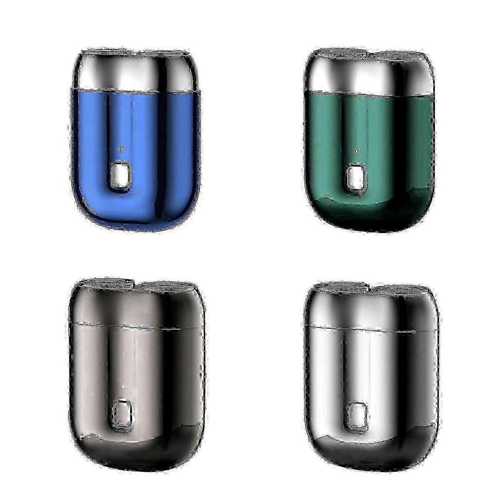 Dual Head Electric Razor for Men - Mini USB Shaver, Portable, Washable