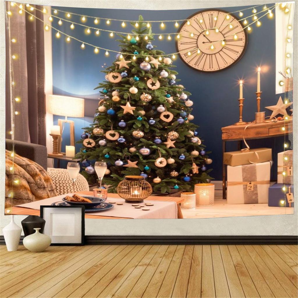 Snow Wall Hanging Tapestry Christmas Wall Hanging Tree Wall Hanging Gorgeous Christmas Tree Fireplace Gifts