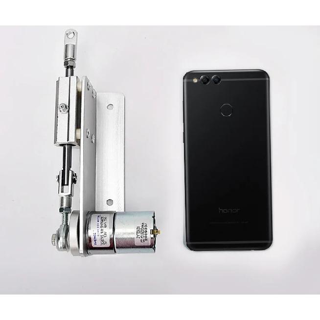 Mini Reciprocating Cycle Linear Actuator DC24V 12V Telescopic Motor DIY Automatic Push-Pull Rod Stroke 15/20/25/30mm DIY Motor