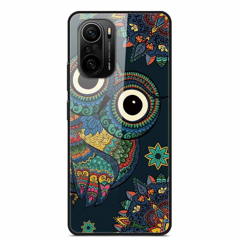Для Xiaomi Poco F3 Чехол Закаленное Стекло Жесткая Задняя Крышка из ПК для Телефона Для Xiaomi POCO F3 5G Чехлы Оболочки PocoF3 F 3 2021 6.67'' Coque