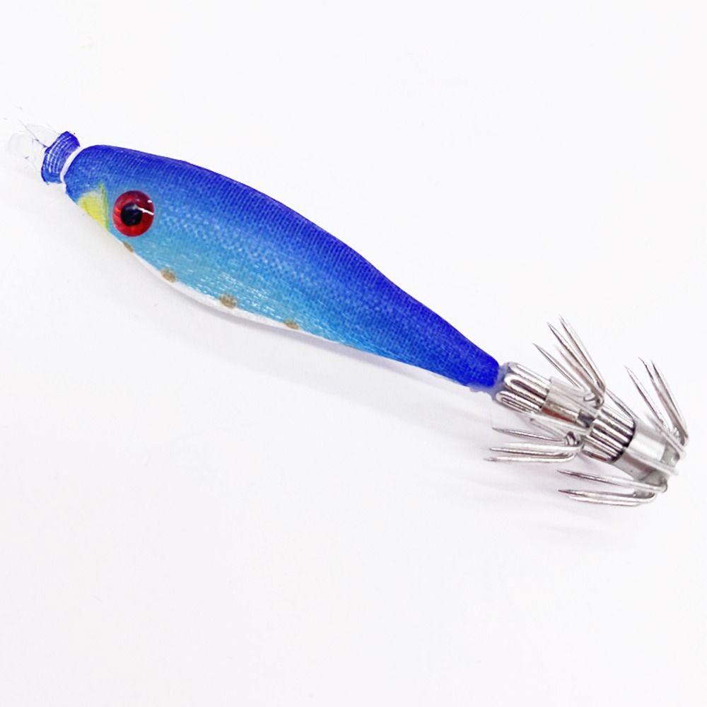 2022 Lifelike Lead Sinker Luminous Wood Shrimp Lures Weave Squid Hook Octopus Bait Fishing Tackle