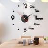 Modern Design Clock Watch Large Wall Clocks 3d Diy Acrylic Mirror Mechanism Stickers Home Living Room Decoration Quartz Needle