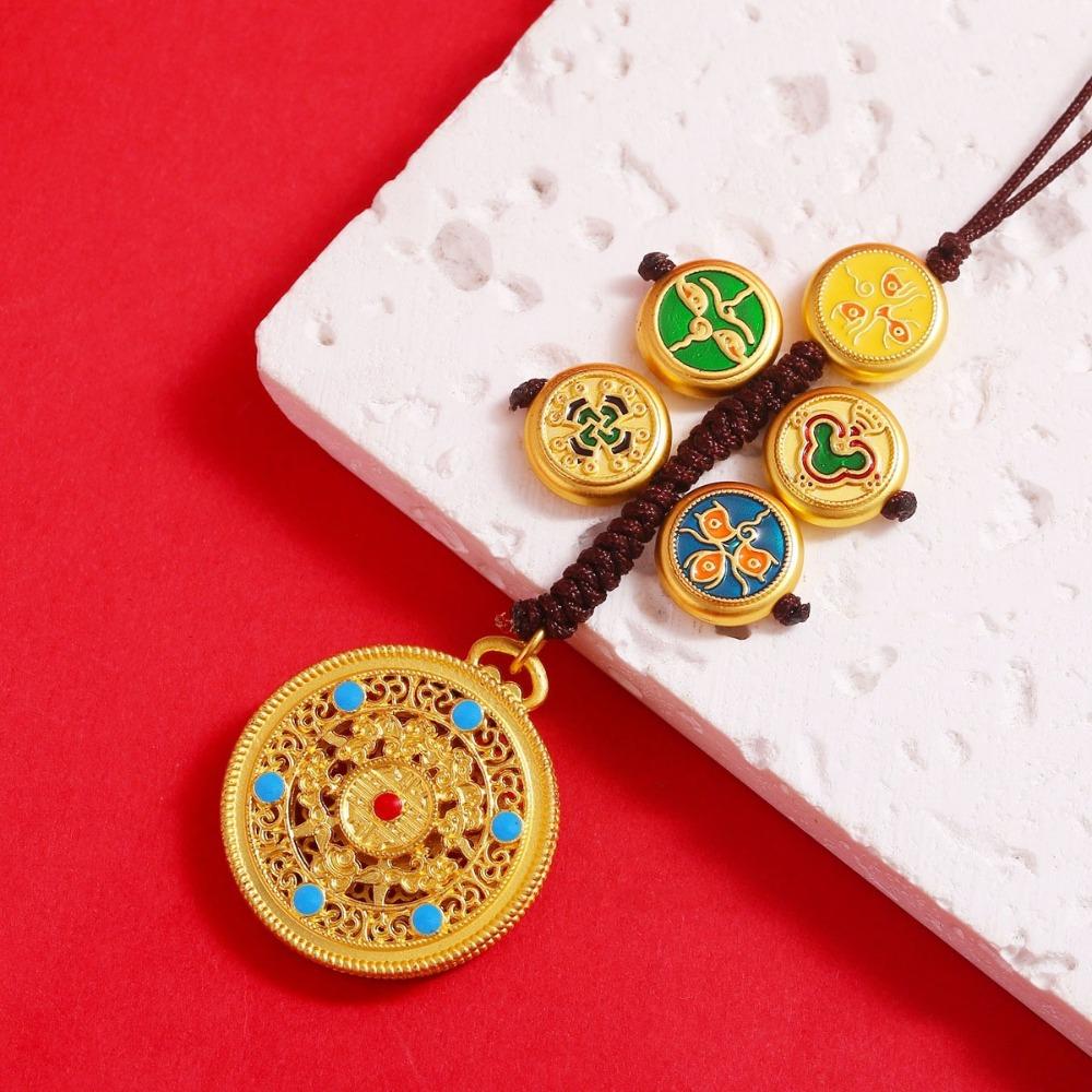 Small Pendant Five Blessings Keychain Car Key Charms Key Chain Strap Car Keys Charms Decoration