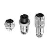 10 шт. Авиационный круглый разъем GX12 GX12-2Pin 3pin 4pin 5pin 6pin 7pin Папа Мама 12 мм M12 Фиксированная задняя гайка Штекер и Розетка