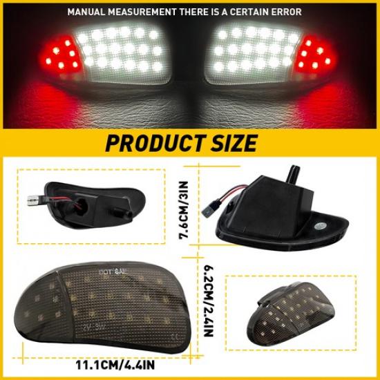4X LED Interior Courtesy Door Light For 97-03 Ford F150 97-99 Ford F-250 Duty EA
