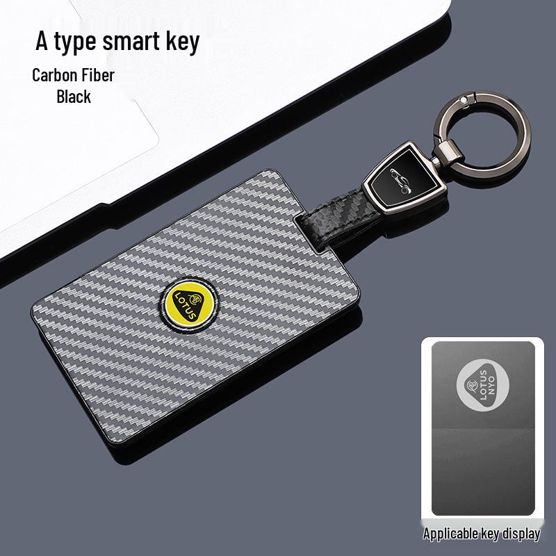 Держатель для карт NFC с цветочным узором Lotus ELETRE/EMEYA Чехол для автомобильного ключа из углеродного волокна