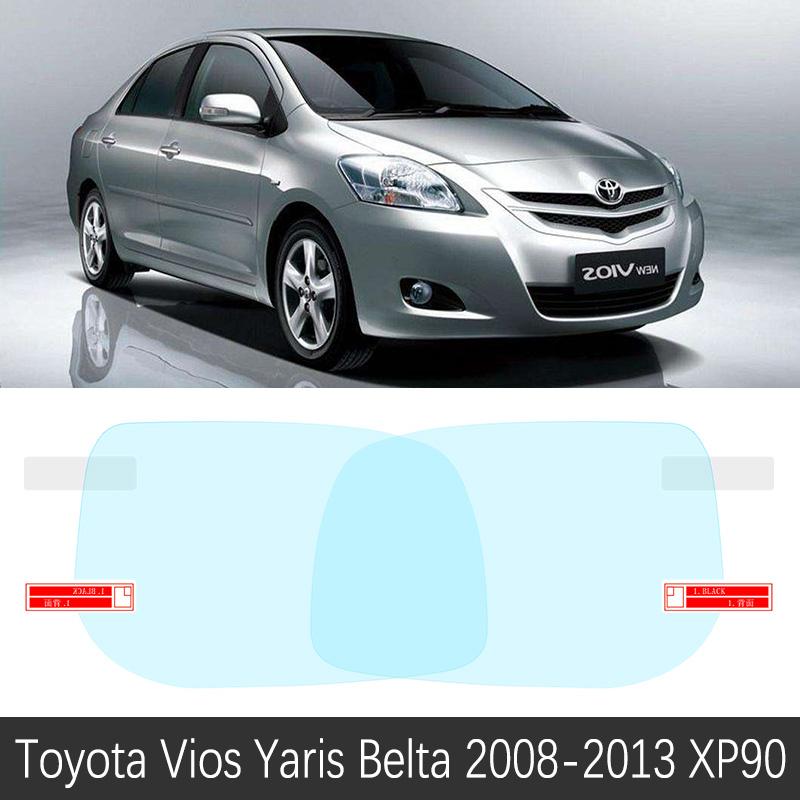 for Toyota Vios Yaris Belta Soluna xp40 xp90 xp150 2002~ Full Cover Rearview Mirror Rainproof Anti Fog Film Accessories 2017