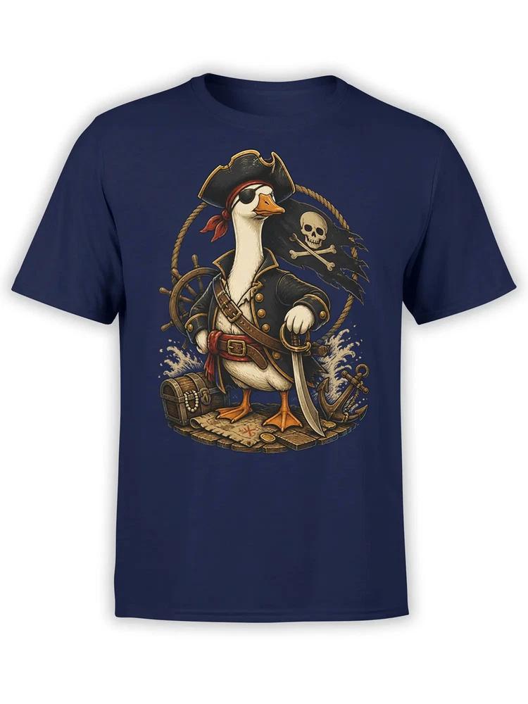 Captain Honk Pirate Goose Tshirt Unisex