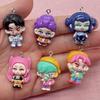 10Pcs Cartoon Resin Kpop Demon Hunters Charm Pendants Diy Earrings Necklaces Bracelet Jewelry Accessories Making Supplies