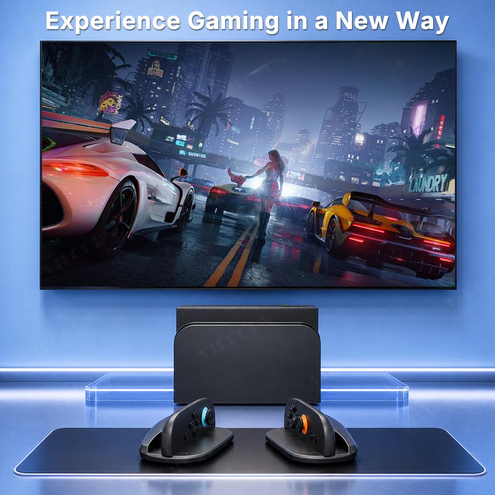 1 Pair Mouse Grip Stand for Switch 2 Joycon, Left Right Gamepad Holder Bracket,Ergonomic Desk Dock Base,for Switch 2 Accessories