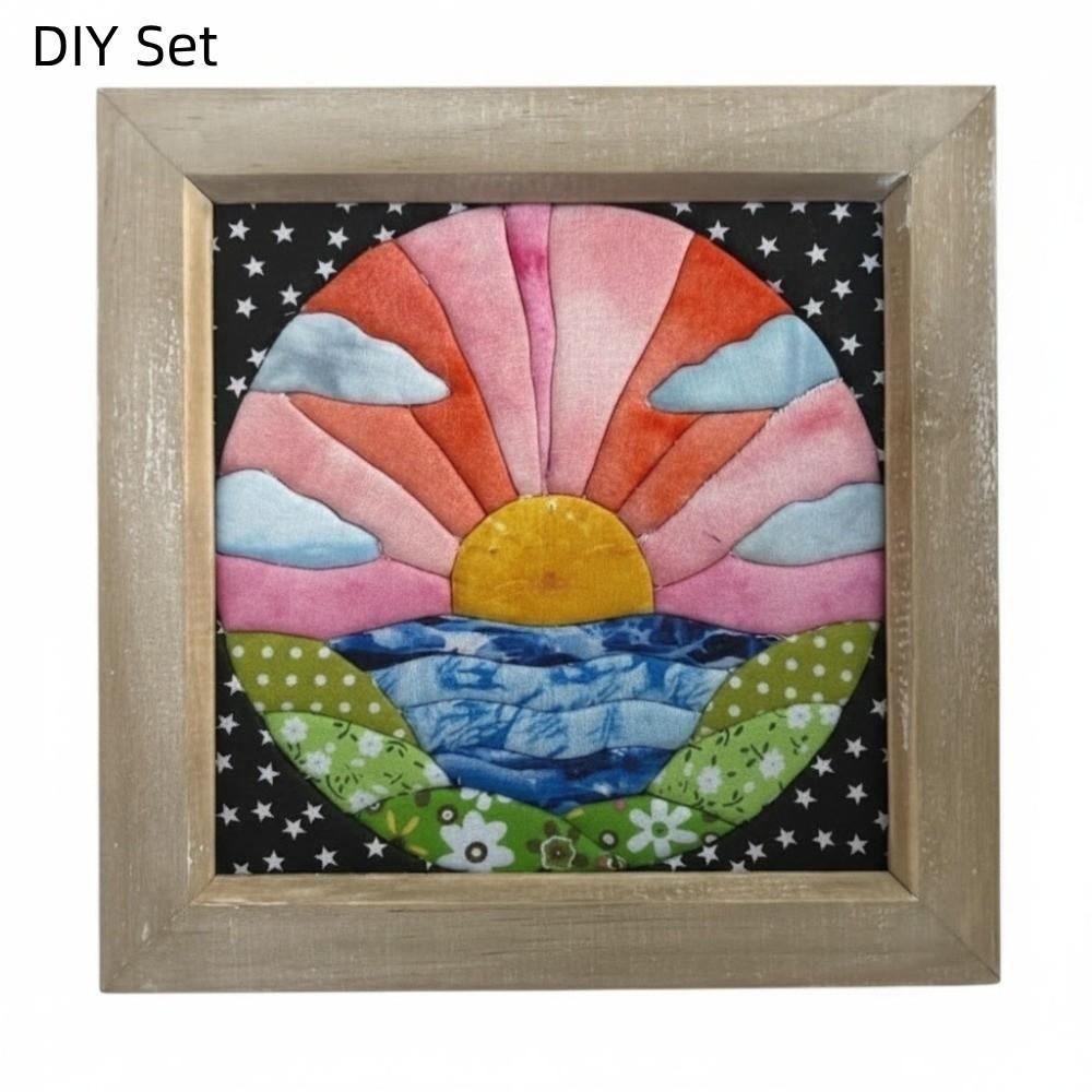 Handmade Embroidery Kit DIY Fabric Embroidery Kit Embroidery Supplies Needlework Kit Gift