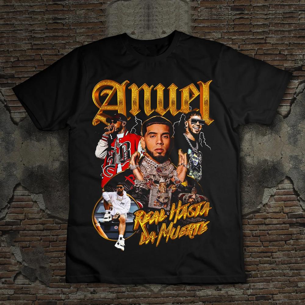 Trend Anuel Aa Black Short Sleeve Size S To 4XL T-Shirt Gift For Friend ES059 Unisex T-Shirt