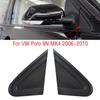 Car Wing Door Side Rearview Mirror Triangle Trim Cover Molding Corner Panel For VW Polo 9N MK4 2006 2007 2008 2009