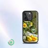 Фруктовый Лимон Арт Чехол для Телефона Для iPhone 17,16,15,14,13,12,11,Pro,Max,Plus,Mini,SE4,E Магнитный Для Magsafe Беспроводной