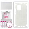 apgo Protective Skin Sticker for the Back+sides Compatible with Xiaomi Redmi K50i 5G, Full Wrap Film, Foil, Vinyl - Pattern White Fabric