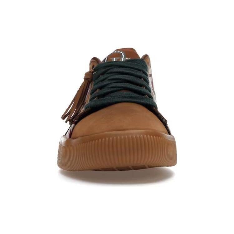 Puma Dapper Dan x Clyde Vintage Pre-Game Runway - Коричневые Унисекс Кроссовки Монашеский Коричневый 388170-01