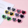 Cute Pet Look Dress Up Accessories Sunglasses Love Shaped Toys Glasses Doll Eyeglasses