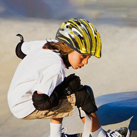 Детский шлем Нескользящий Яркий цвет Удобный Детский Шлем для самоката Скейтборда Безопасный Велосипедный шлем Спортивные товары